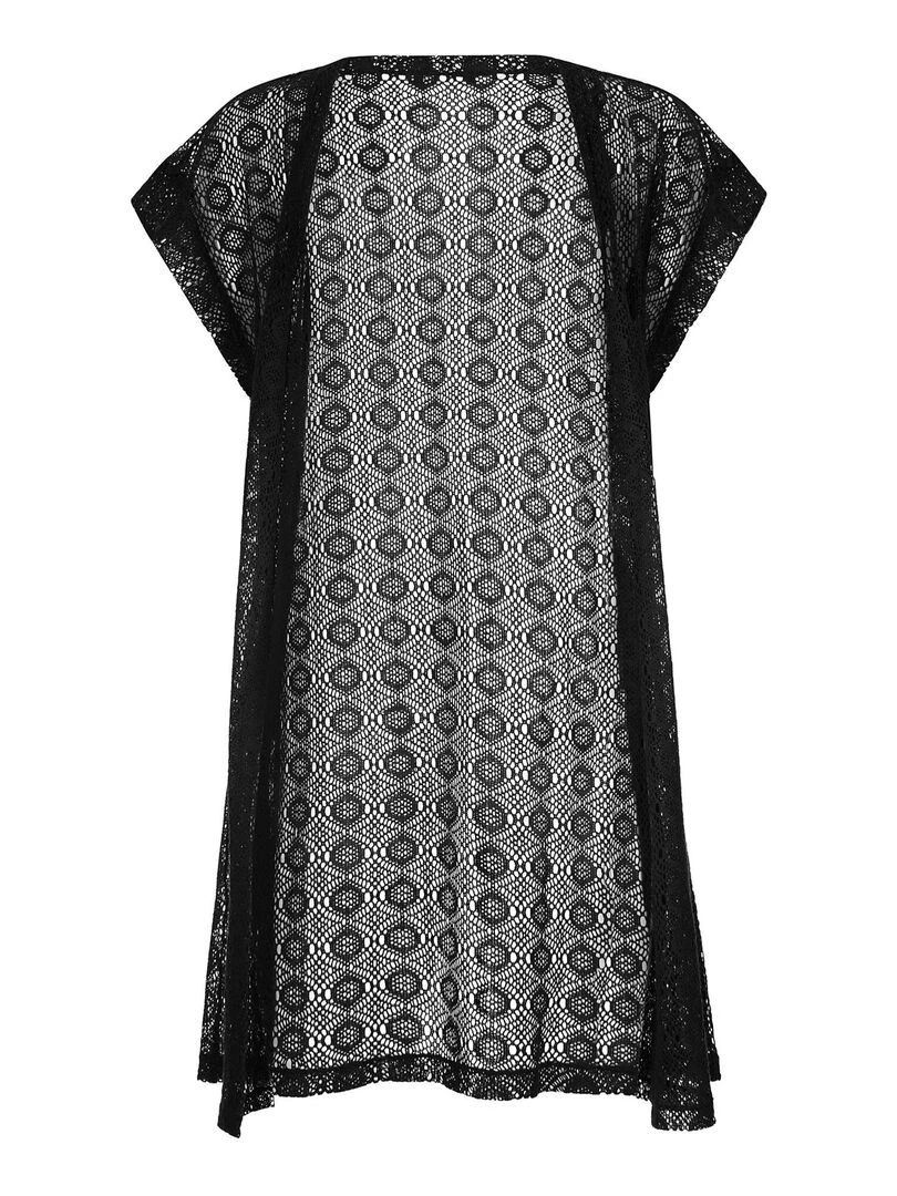 Caftan de plage Rimini   Noir