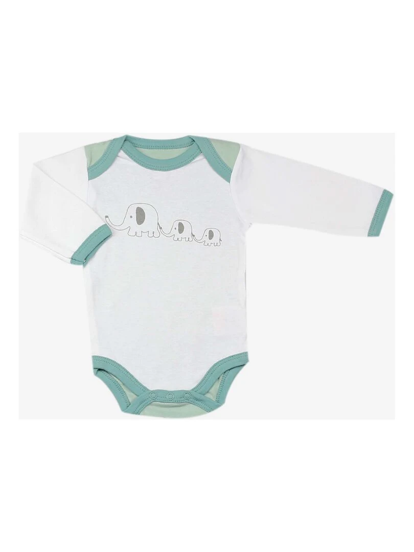 Lot de 2 bodies bébé Kinousses   Bleu