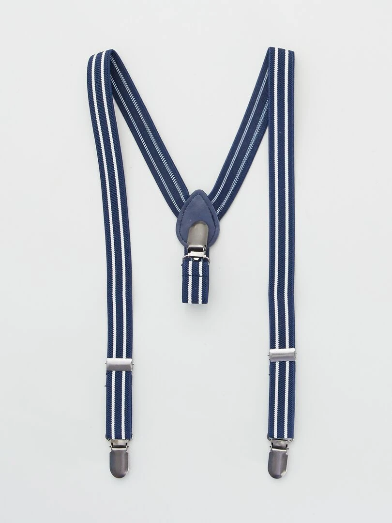 Bretelles clipsables   Bleu