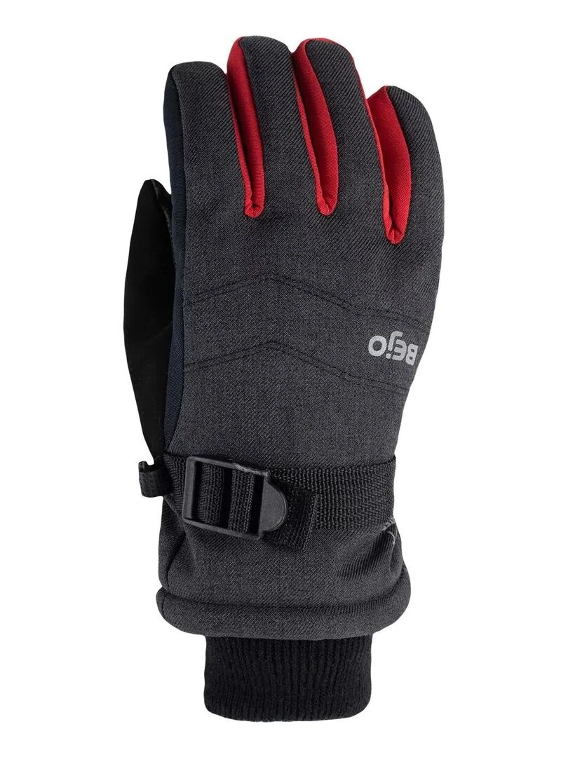 Bejo Gants de ski OSIAN Gris Noir