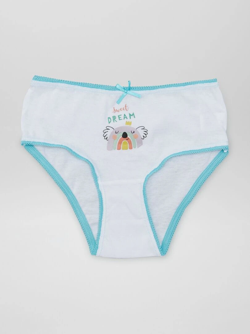 Lot de 5 culottes à imprimés   Rose