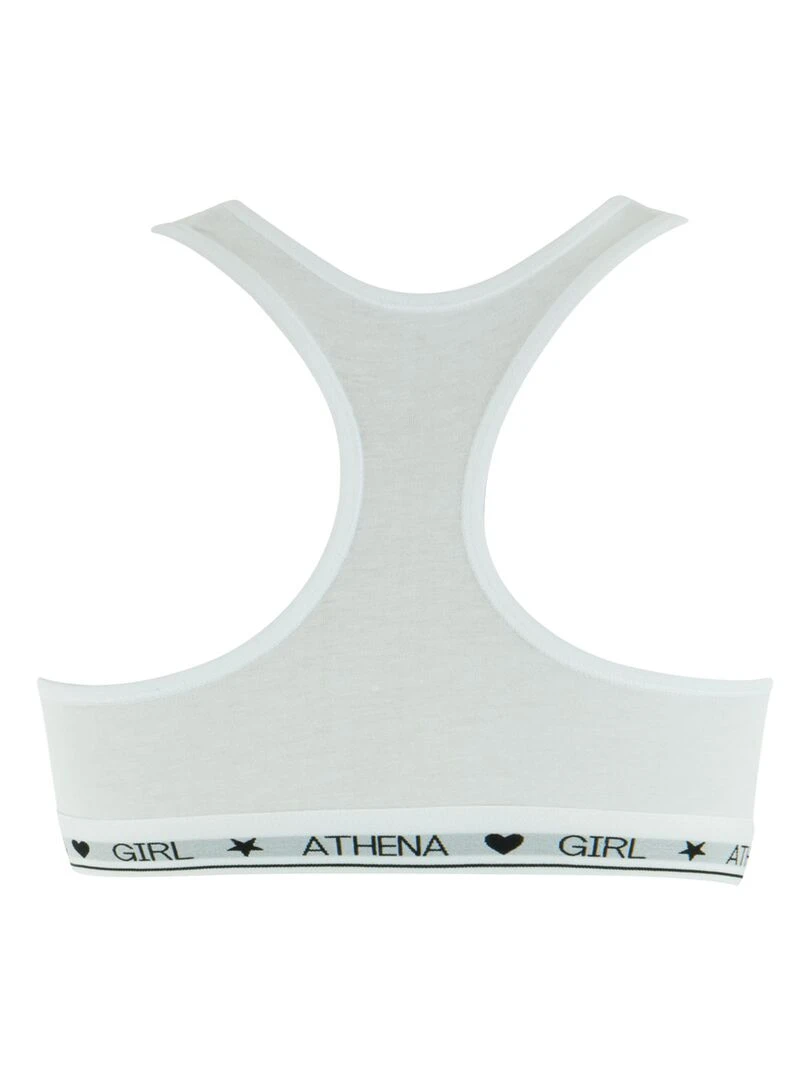 Brassière fille Coton Ultra Doux Girl by   Blanc