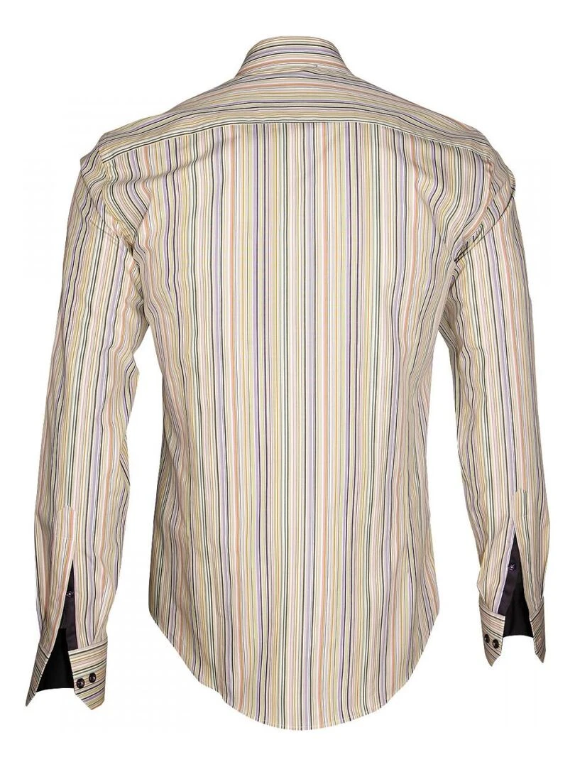 Chemise bayadère ASTRO Vert