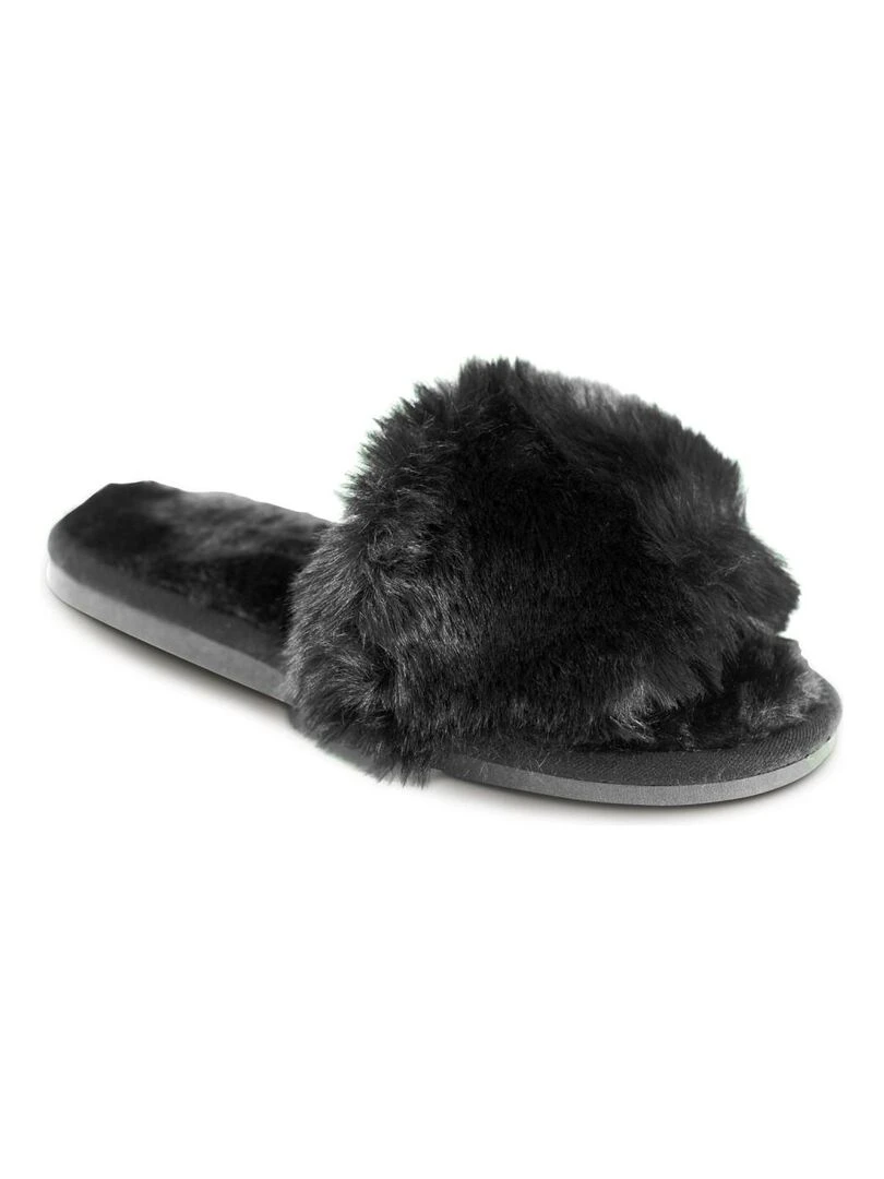 Chaussons Claquettes Kebello Noir Noir