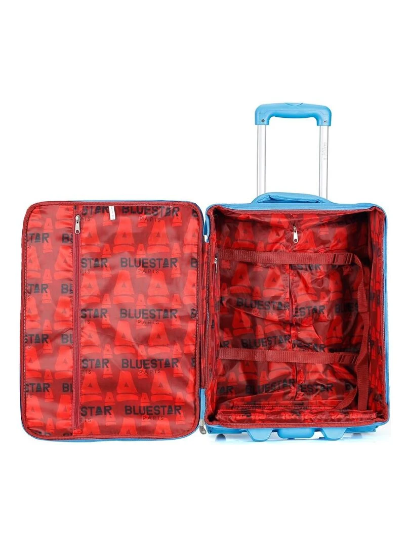 BLUESTAR   VALISE CABINE POLYESTER BERCY E  53 CM   Bleu ciel