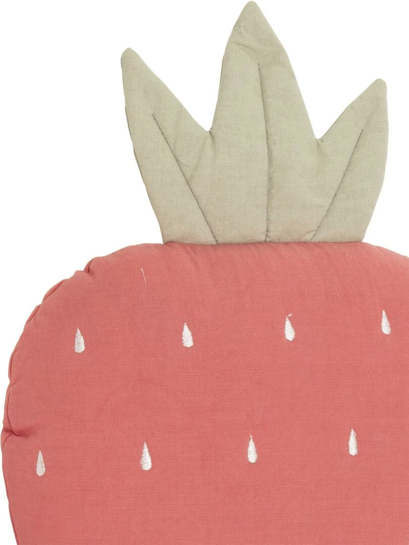 Coussin forme fraise Summer Rose