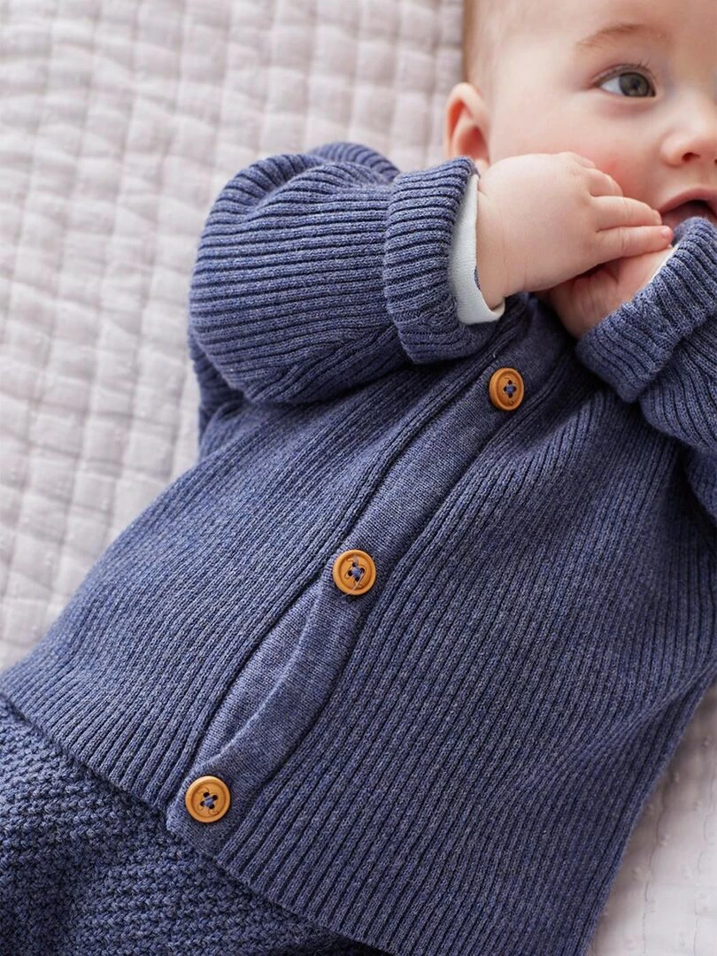 Cardigan en tricot    Noukie's   Bleu