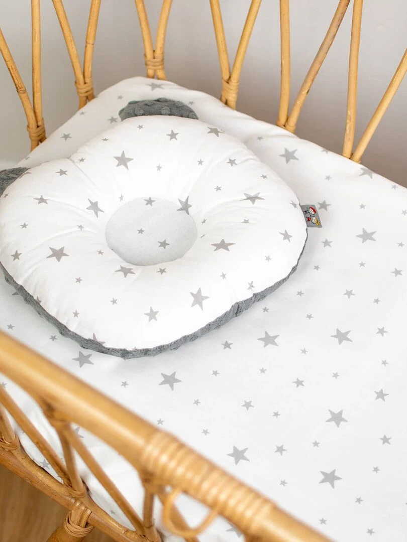 Drap housse berceau en coton Stella Multicolore