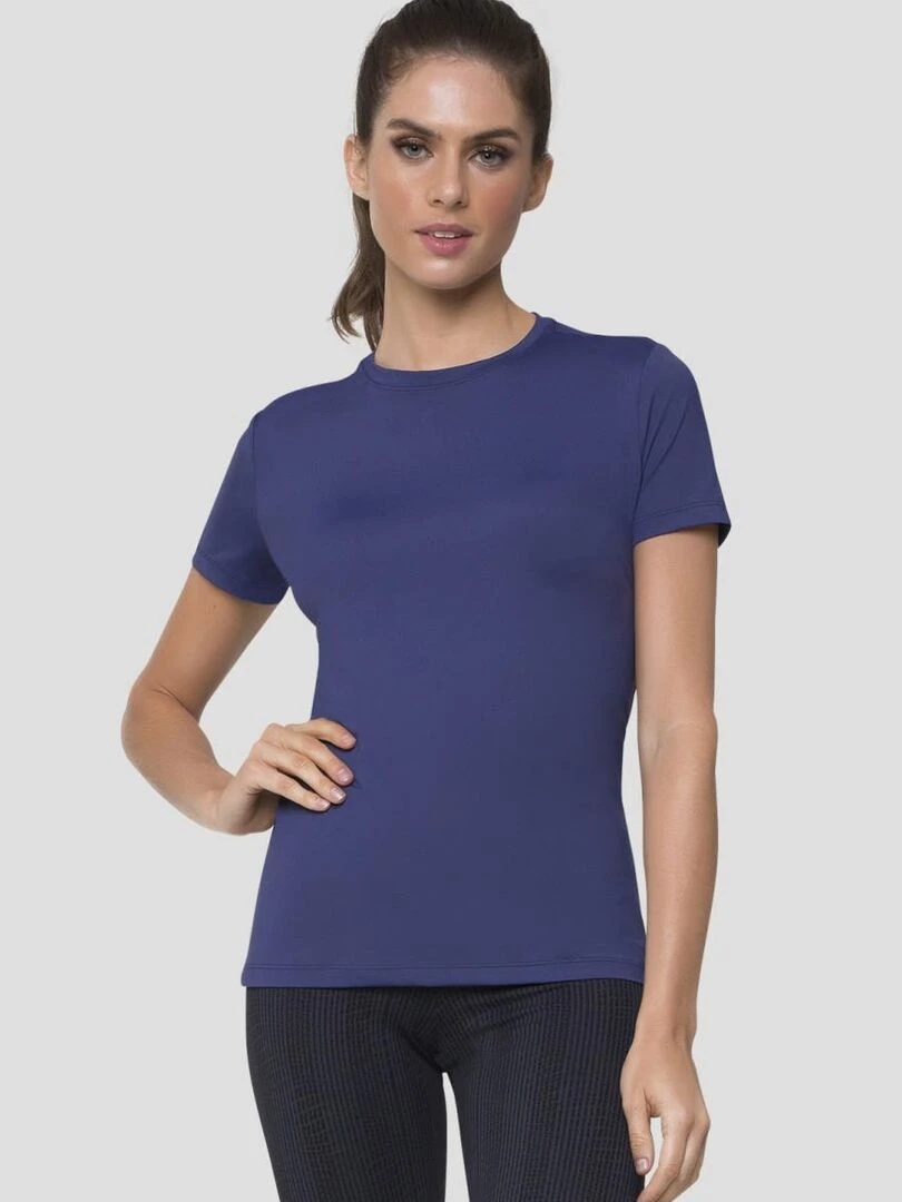 Haut de fitness Movimentando se  UV Line   Bleu marine