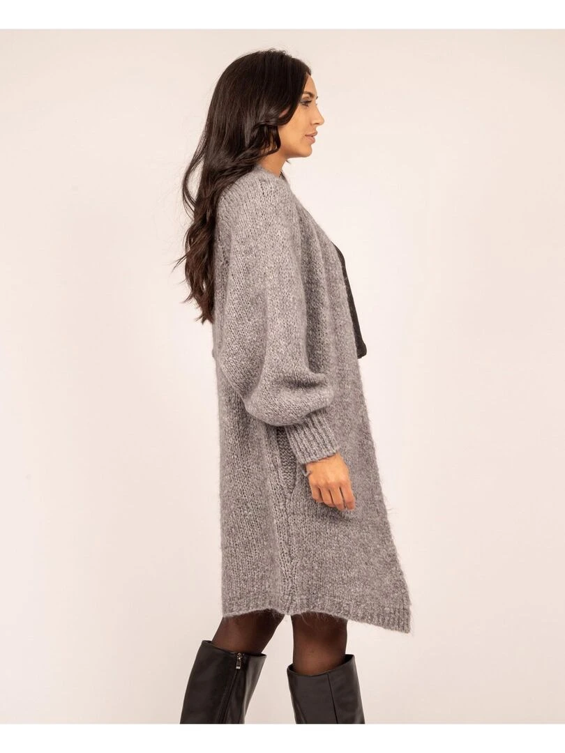 Gilet oversize KADRA Gris