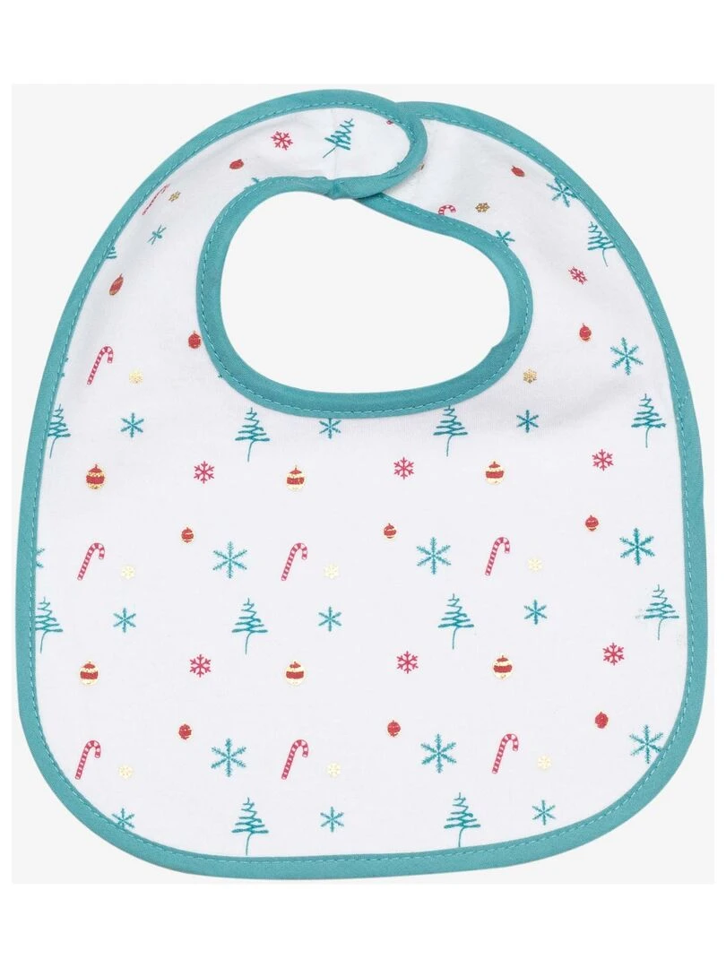 Lot de 2 bavoirs de Noël 1er âge   Rouge