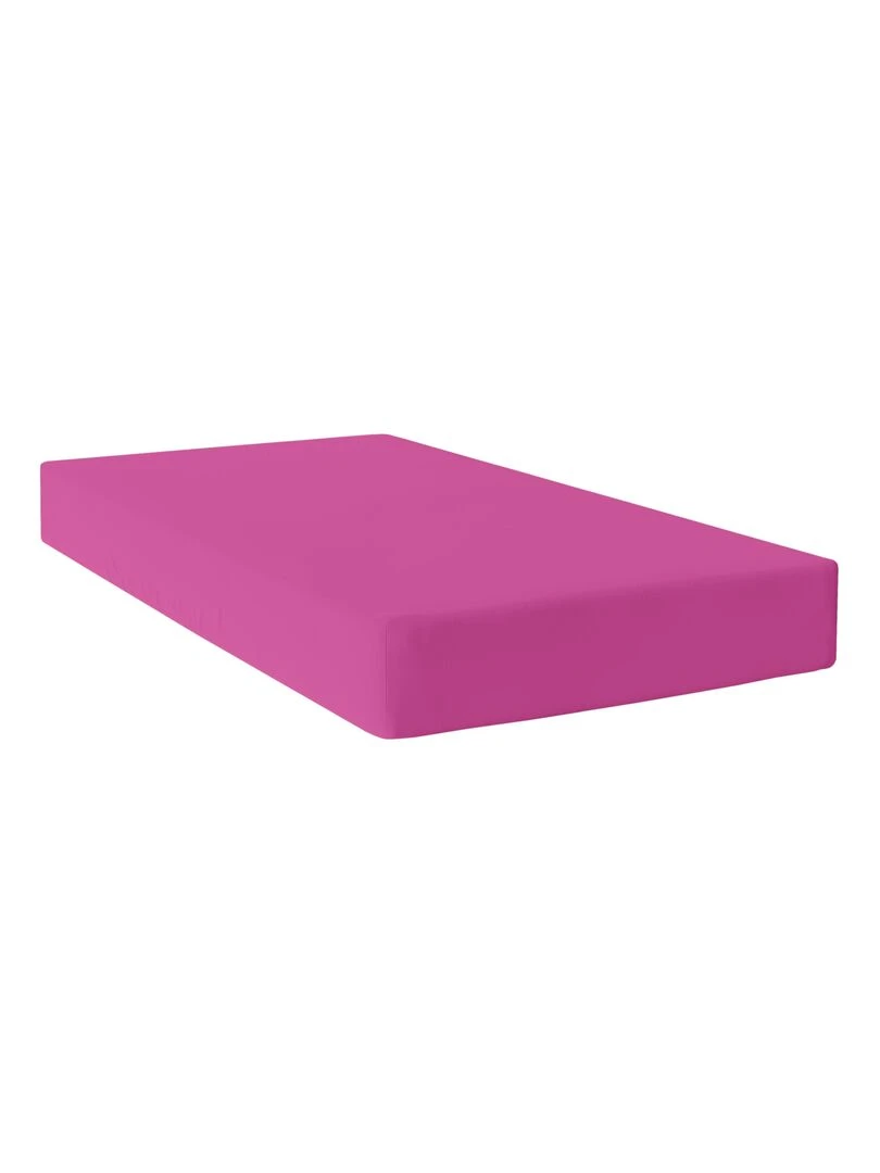 Drap housse Basic "Happyfriday" Rose fushia