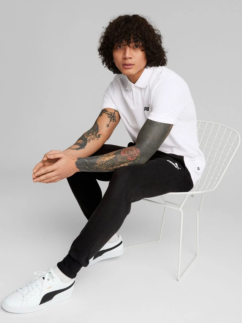 Polo 'Puma' Blanc