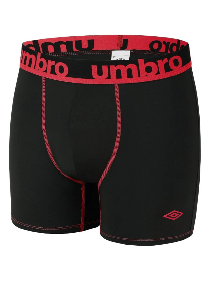 Lot de 6 Boxers homme Tec Umbro   Noir