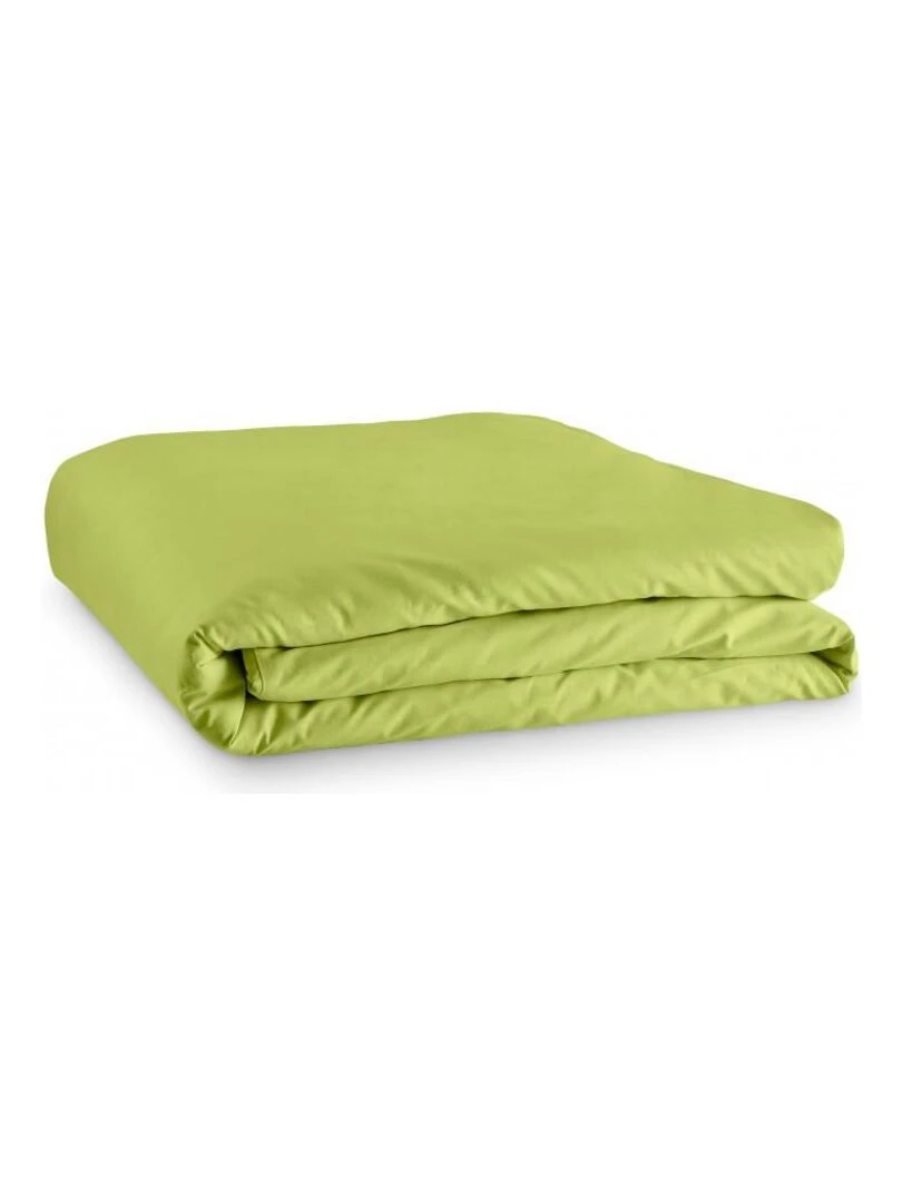Housse De Couette Anis 260 X 240 Cm / 100% Coton / 57 Fils/cm² Pour Lit 2 Places "king Size" Vert anis