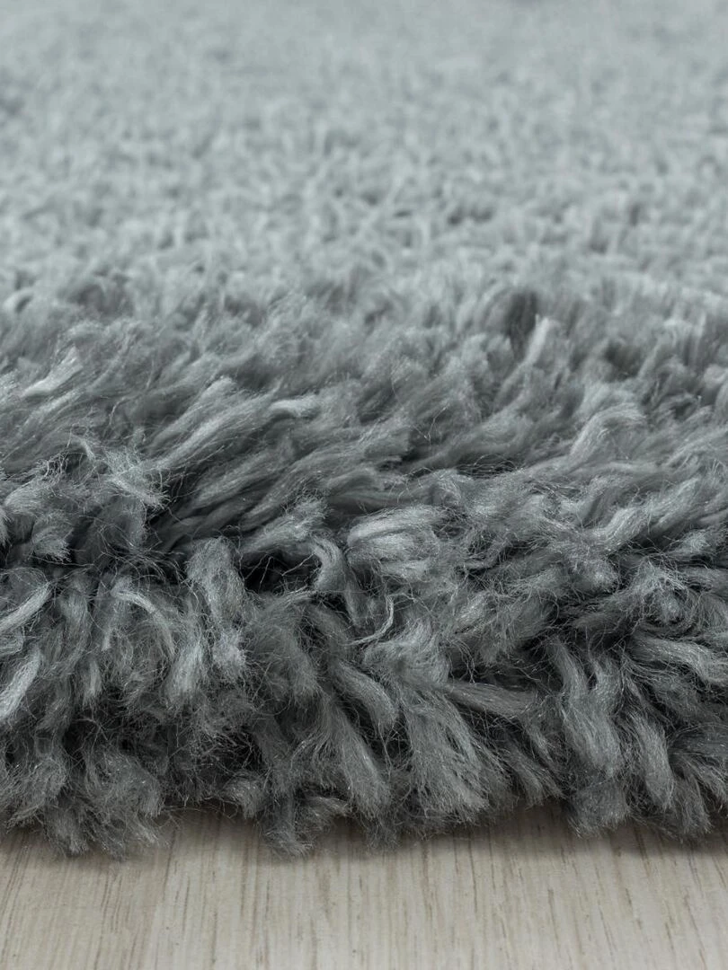 Tapis shaggy UNI B OEKO TEX®   Argent