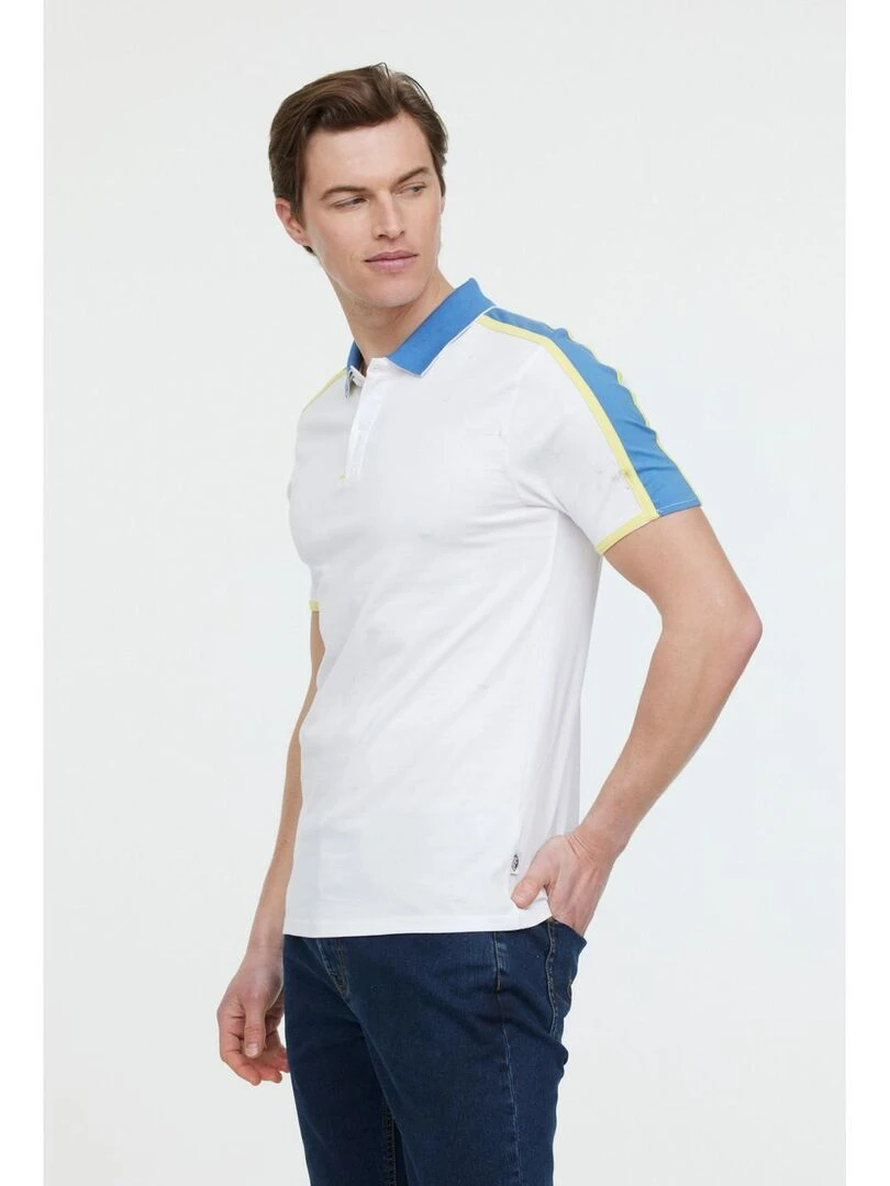 Lee Cooper Polo manches courtes coton regular BONOZ MC Blanc