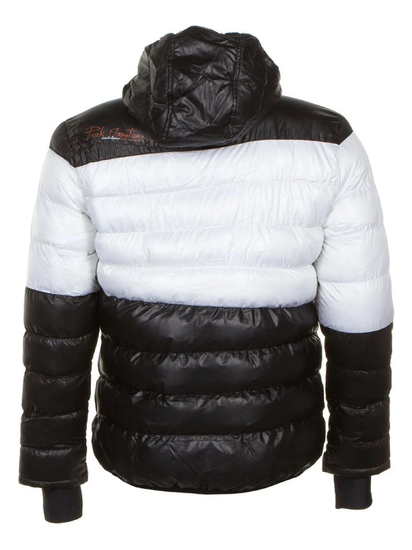 Doudoune de ski homme CAPTIN PEAK MOUNTAIN Noir Blanc