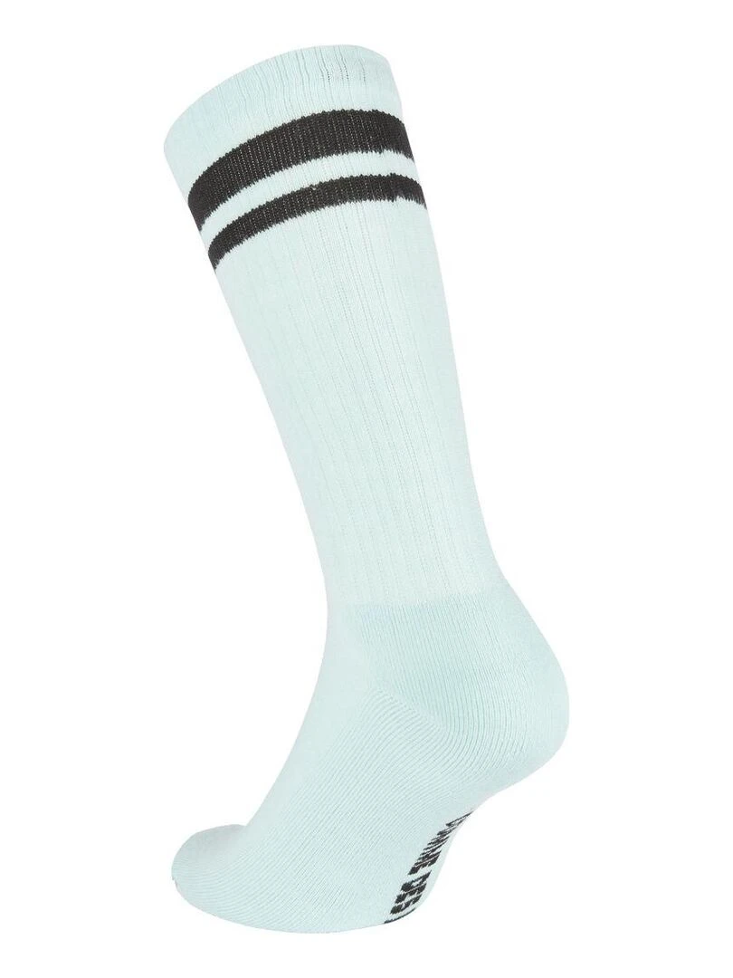 Lot de 2 paires de tennis uni et Tie and Dye Comme Des Loups   Bleu turquoise
