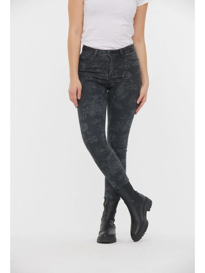 Lee Cooper Jean coton slim push up JAMIA Gris