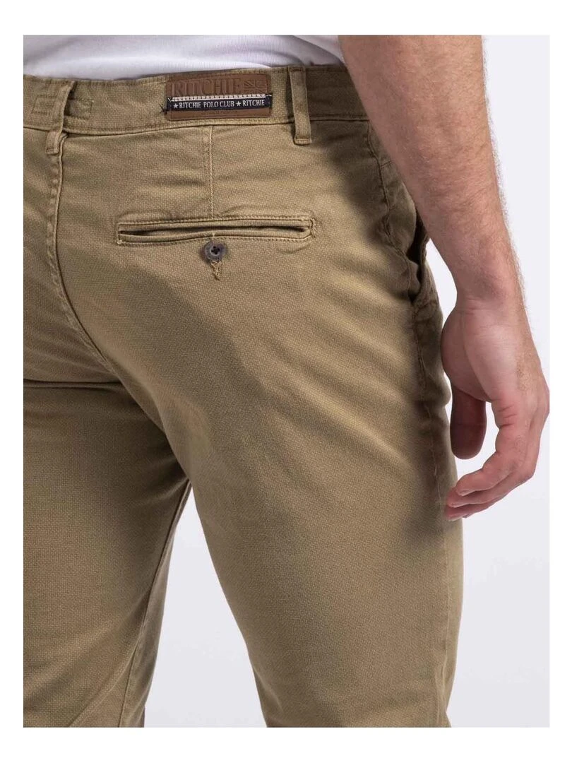 Pantalon chino slim CODY Beige