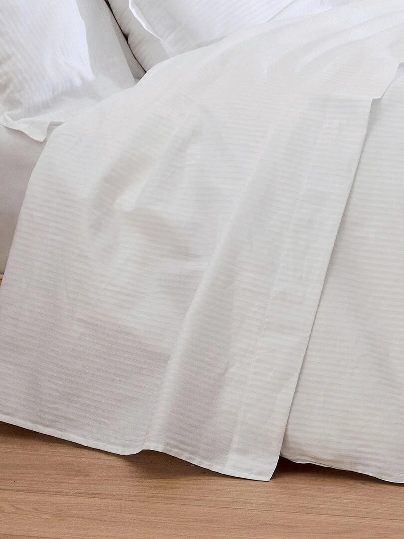 Drap plat esprit grand hôtel Blanc