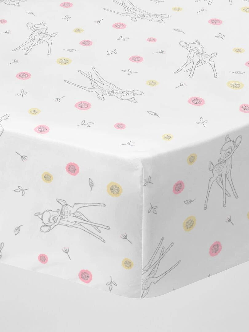 Drap housse 'Bambi' Rose
