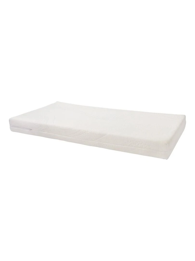Matelas bébé Sensitive   60 cm x 120 cm x 10 cm   Blanc