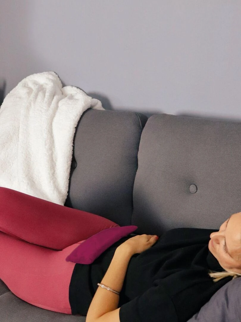 Bouillotte chauffante ou refroidissante déhoussable pour toutes parties du corps   Vivezen   Violet