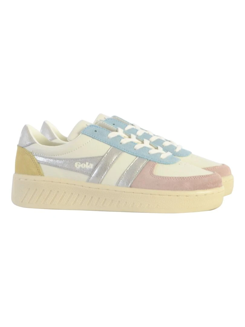 Basket Cuir Gola Grandslam Quadrant   Blanc