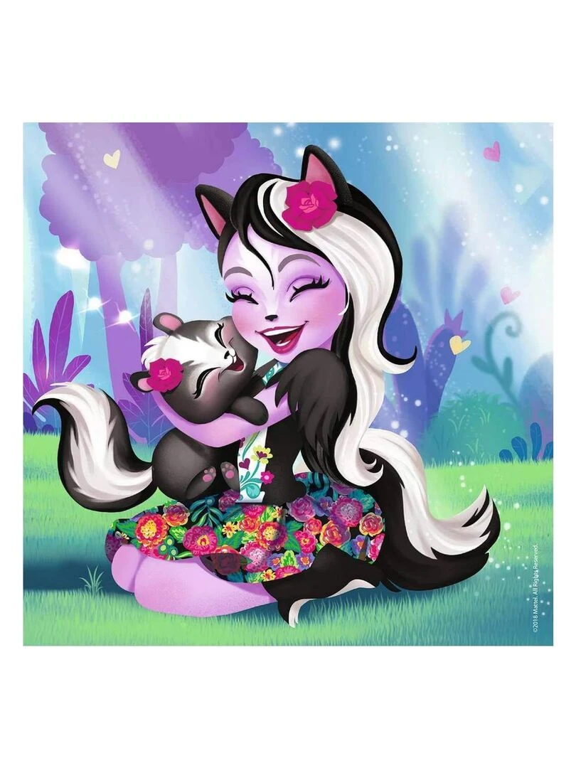 Puzzle 3 x 49 pièces : le monde merveilleux des enchantimals   N/A