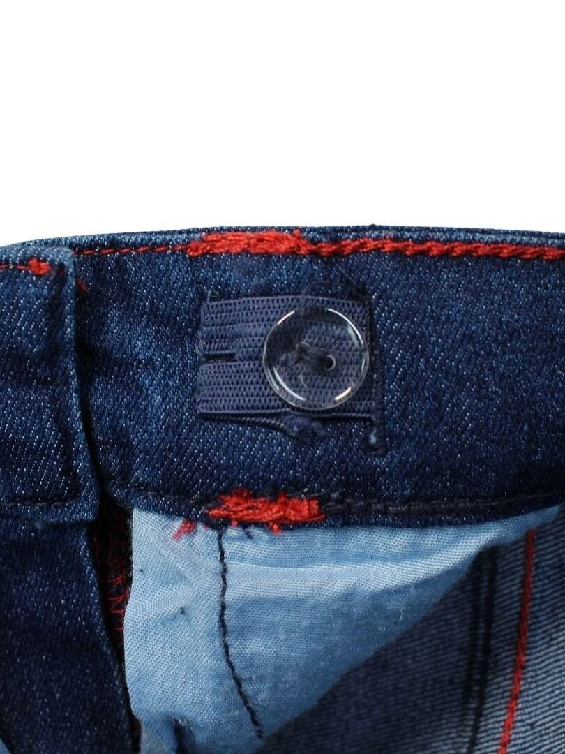 Lee Cooper   Jeans fille imprimé logo en coton   Bleu