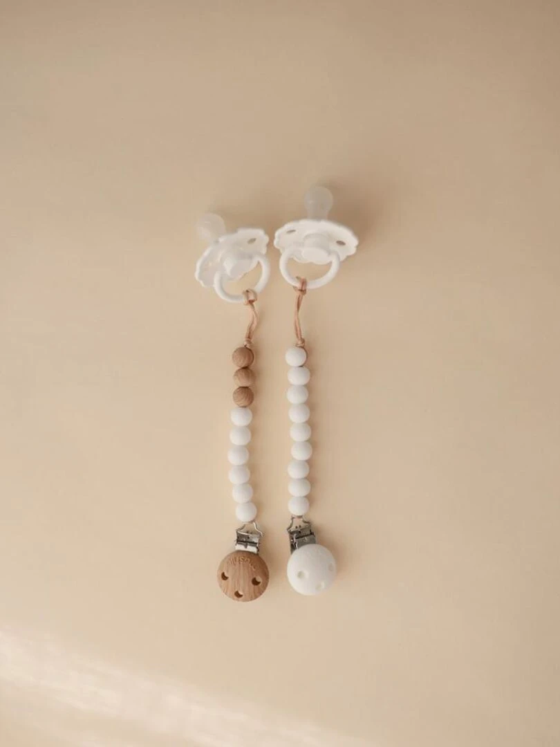 Attache sucette Mushie Hera Sable   Mushie   Beige sable