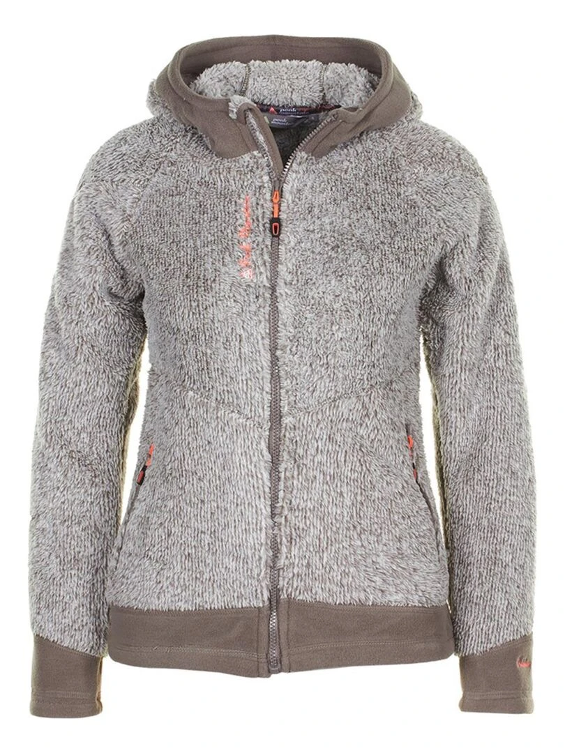 Blouson polaire femme ALMERIA Gris taupe