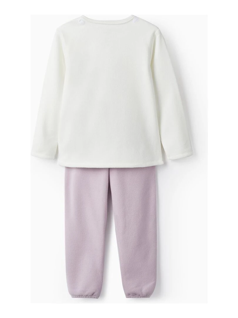 Pyjama polaire avec cape pour fille 'Frozen   Elsa'   FROZEN   Blanc