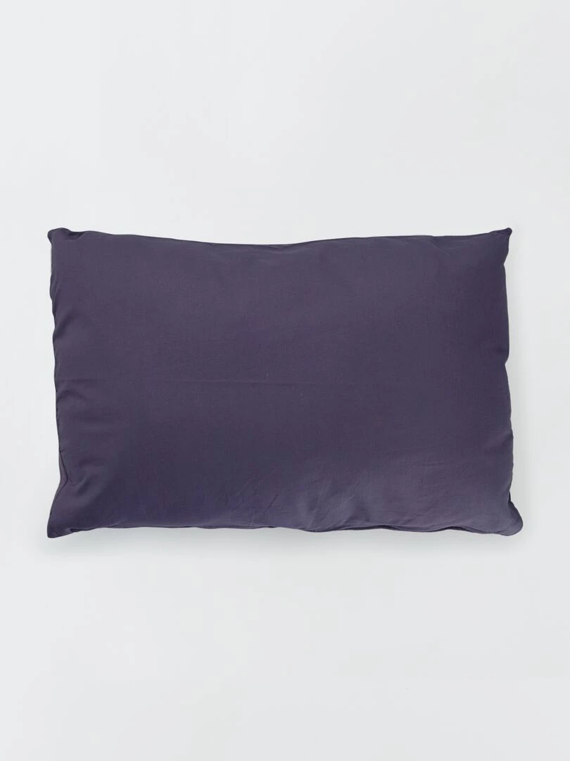 Coussin double gaze de coton   Bleu