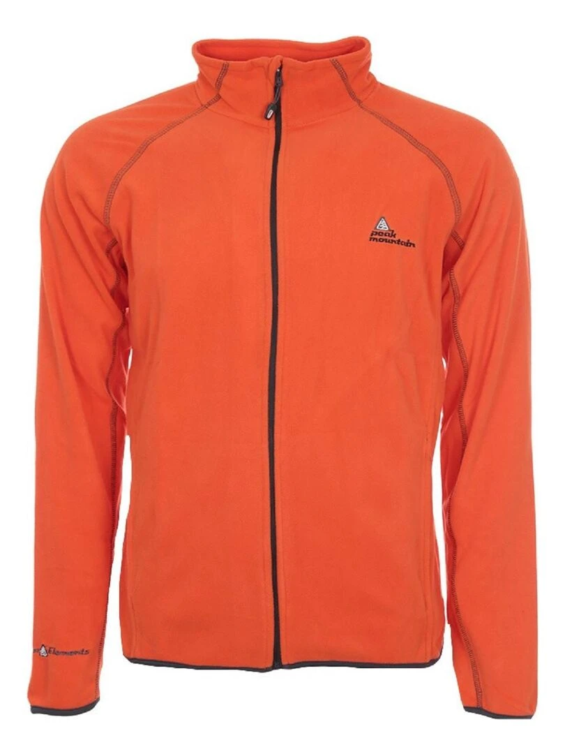 Sweat polaire homme CAFONE PEAK MOUNTAIN Orange