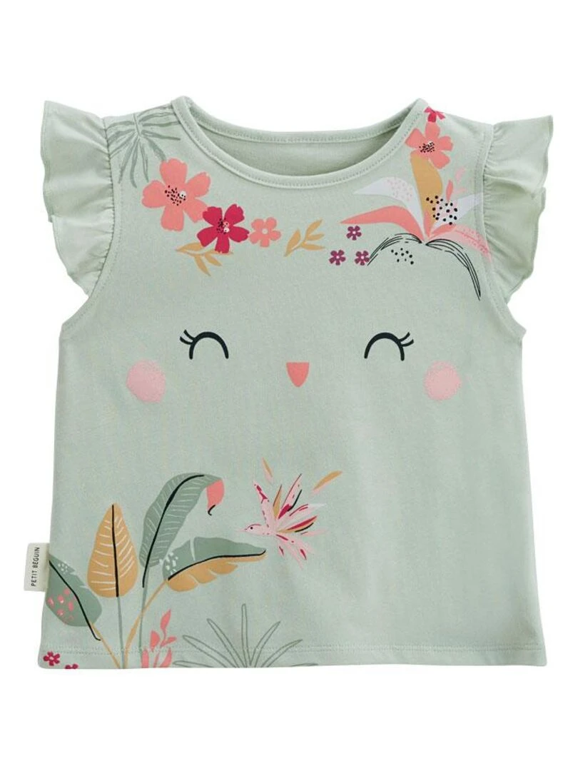 Pyjama enfant manches courtes Petit Paradis Vert