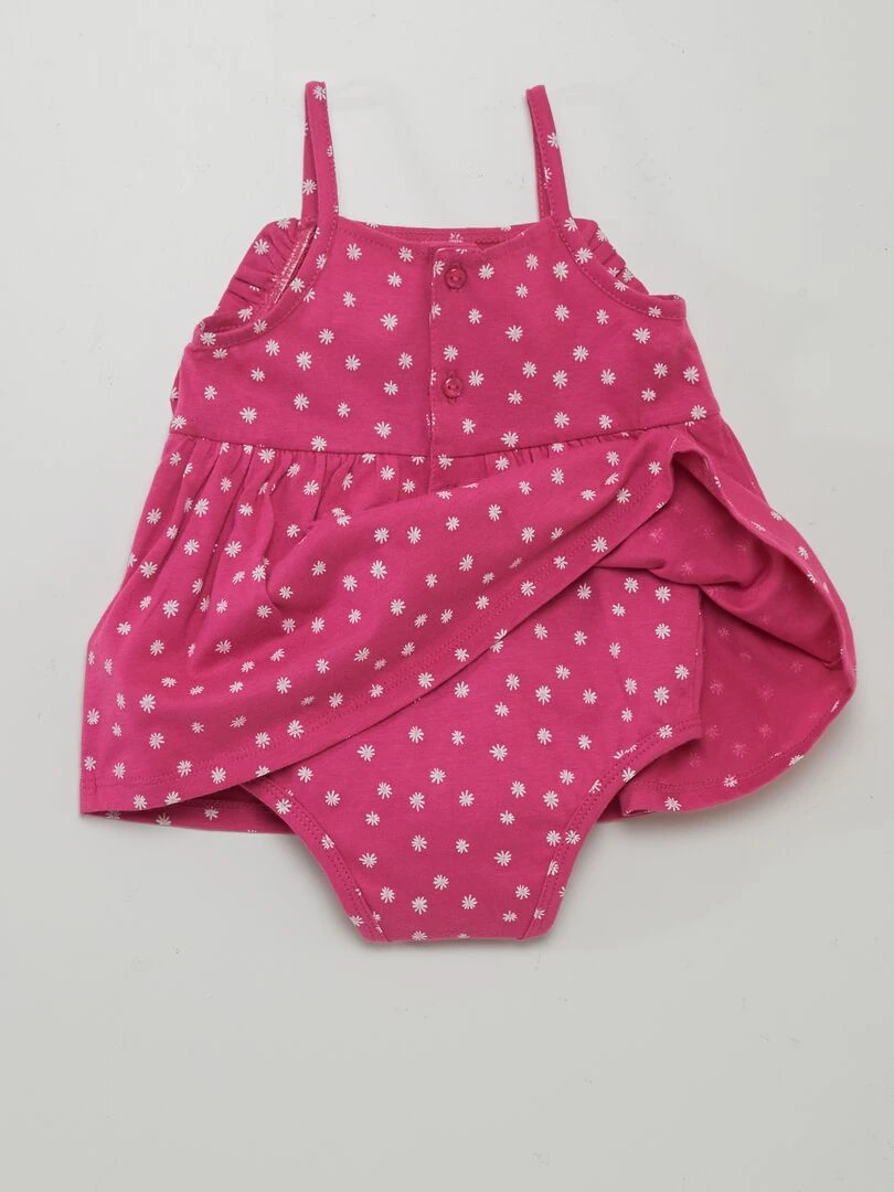 Robe body à motif   Violet