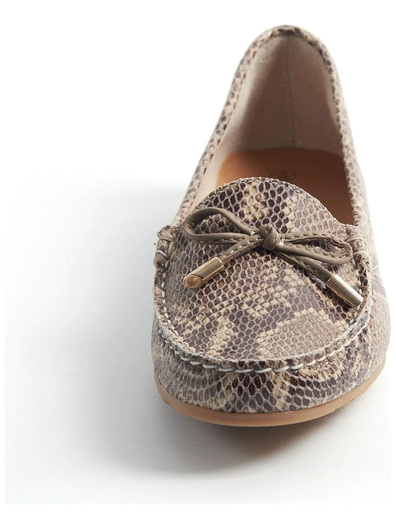 Mocassin   Modele Carmen   Marron