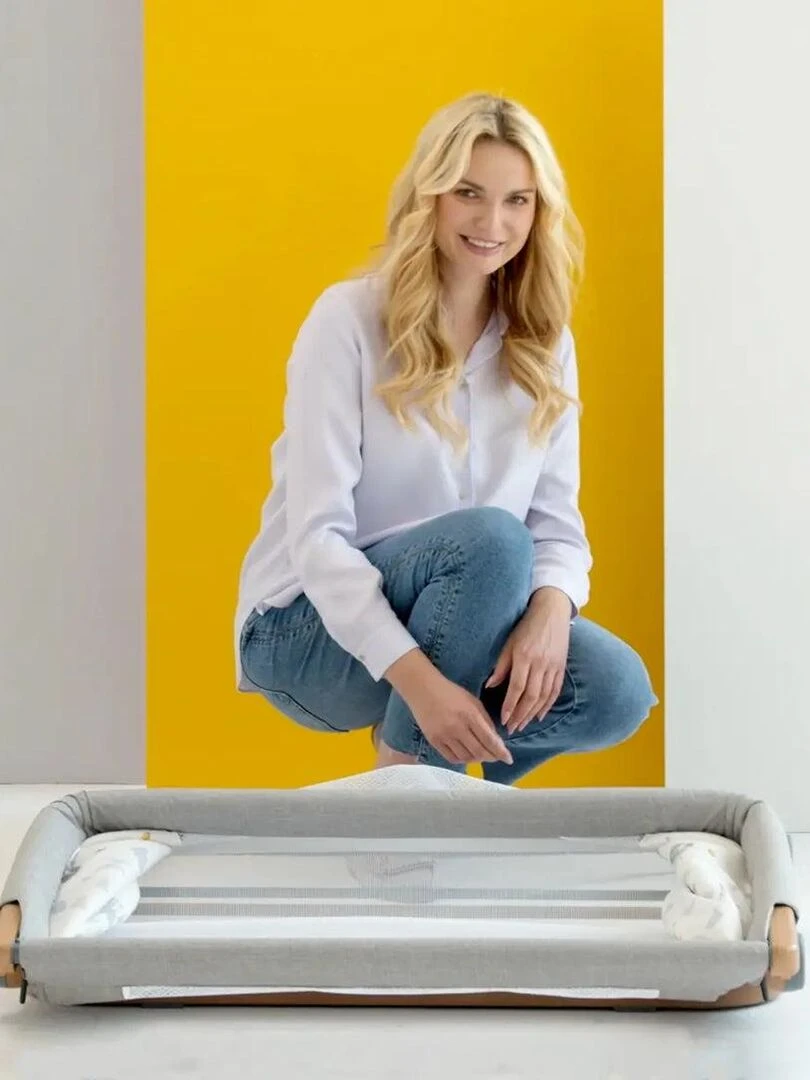 Lit d'appoint cododo "Natt" 3 en 1 gris   Gris