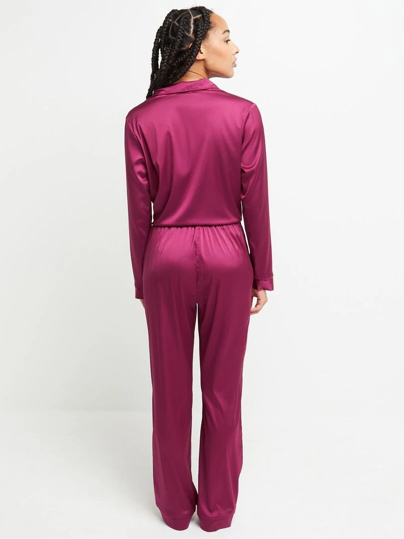 Pantalon satin Chimene RougeGorge Lingerie Rouge