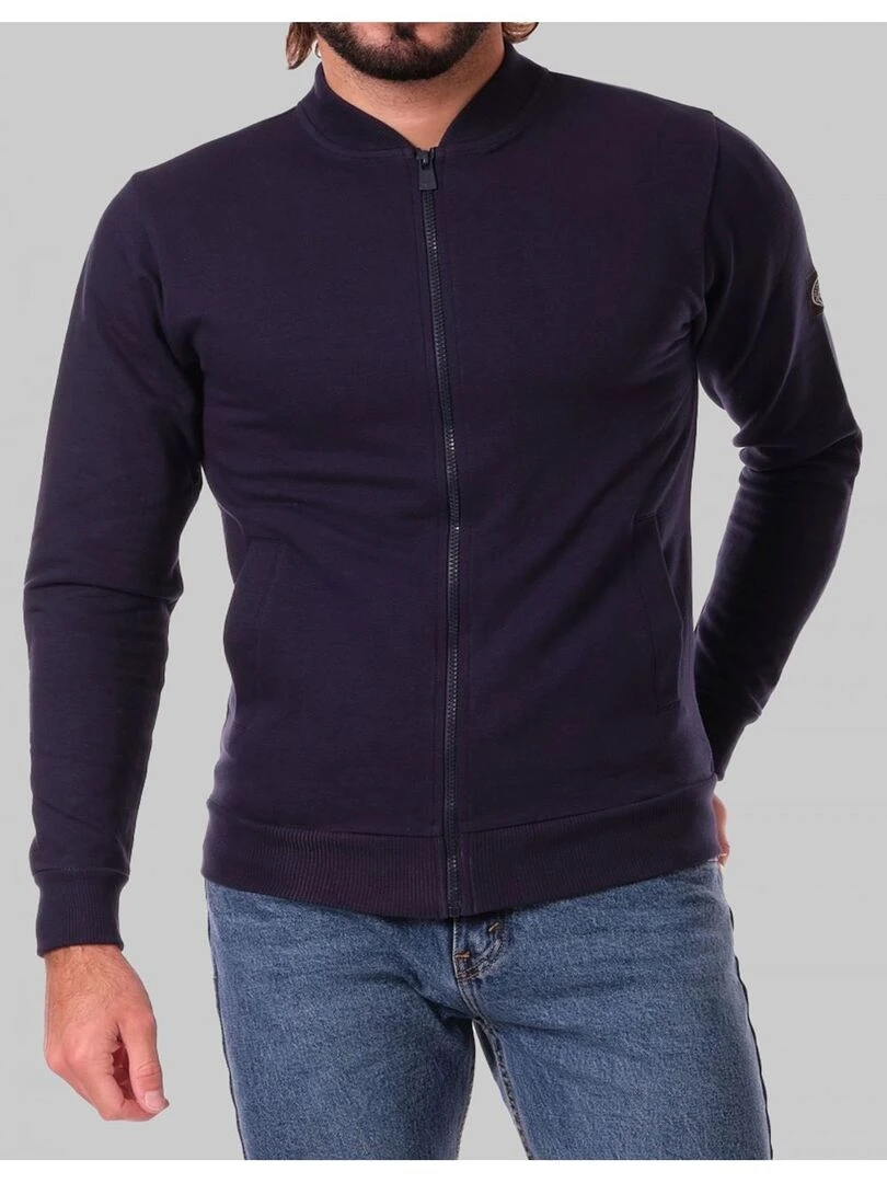 Gilet zippé Kebello Bleu marine