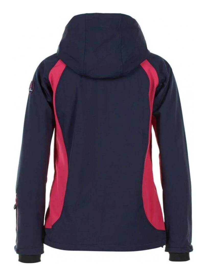 Blouson softshell femme AVYBA   PEAK MOUNTAIN   Bleu Rose