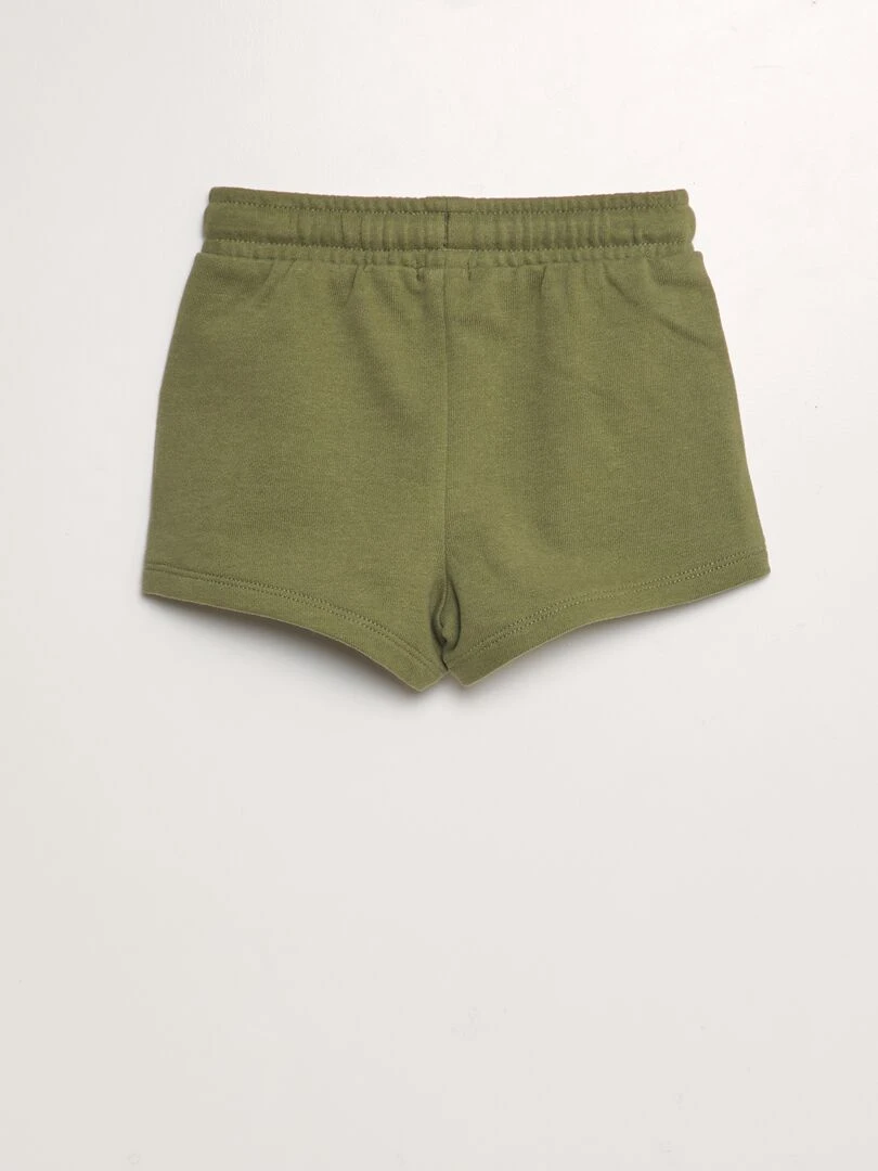 Short en molleton vert