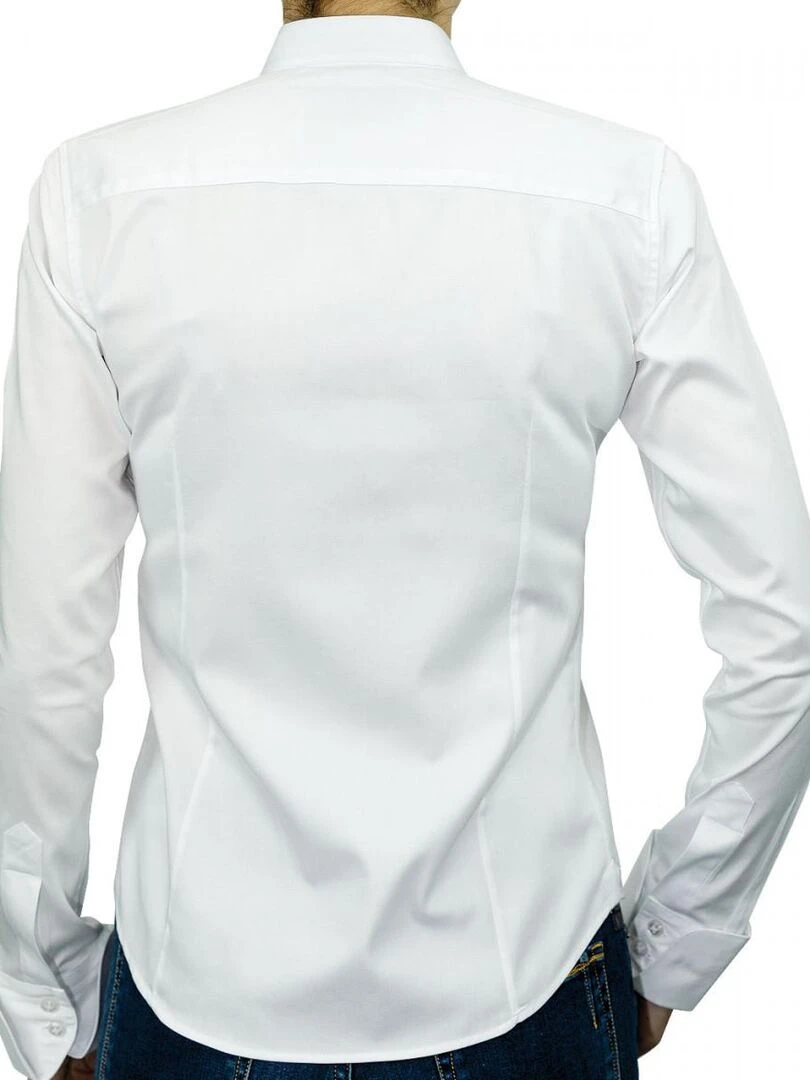 Chemise col mao LEXINGTON Blanc