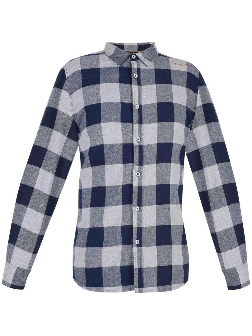 KAPORAL Chemise vichy droite Gris