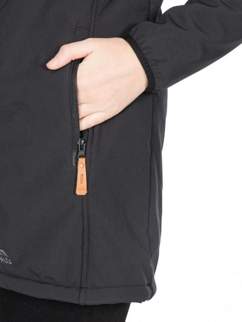 Trespass   Veste imperméable longue KRISTEN   Noir