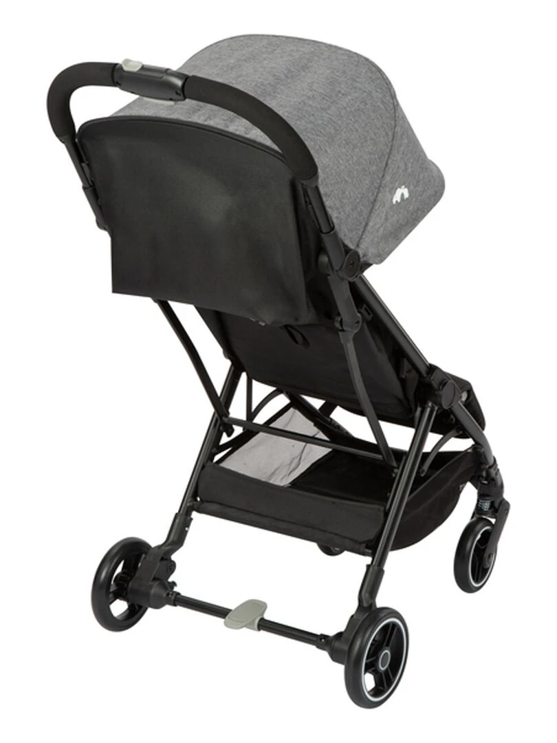 BEBECONFORT Poussette canne ultra compacte Bonny  pliage automatique  4 roues  Black Chic   Noir Gris