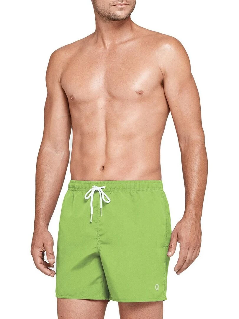 Maillot de bain short à séchage rapide Digue Vert